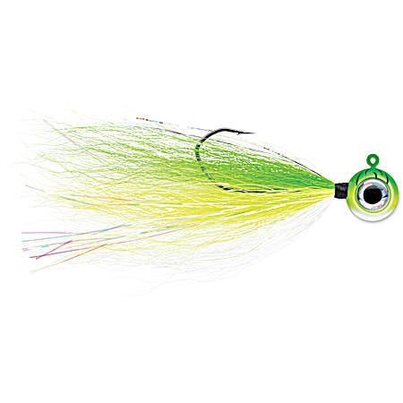 Green Fire UV Moon Tail Jig