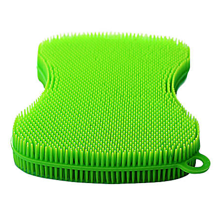Green Silicone Dish Brush Bowtie