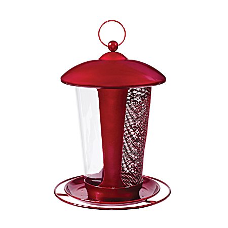 Crimson Dual Seed Bird Feeder