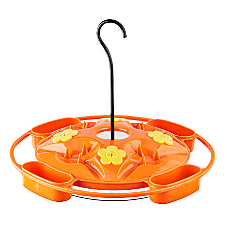 16 oz Orange Hanging Tray Oriole Feeder