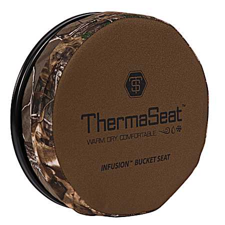 Infusion 3 in Brown Bucket Lid Spin Seat