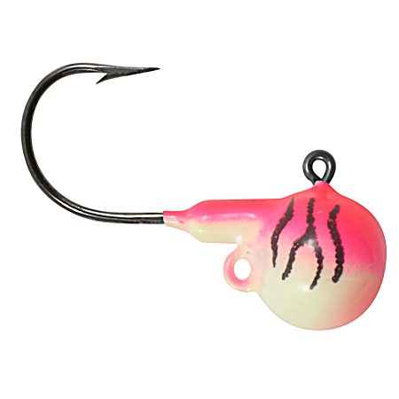 UV Pink Tiger Fire-Ball Jig