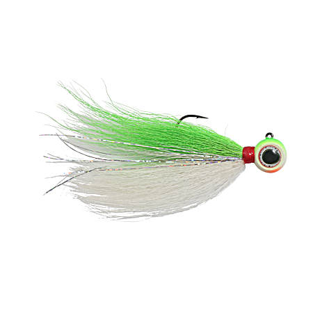 Watermelon Deep-Vee Bucktail Jig