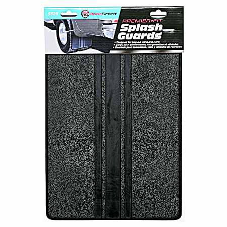 Truck & Trailer Rubber Splash Guards - 2 Pk