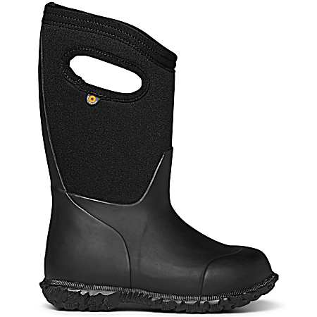 Kids' Black York Insulated Rain Boots