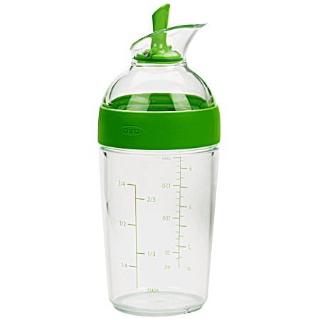SoftWorks Green/Clear Little Salad Dressing Shaker