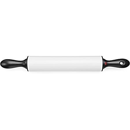 10 in Black/White Softworks Non-Stick Rolling Pin