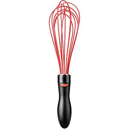 11 in Red/Black Softworks Silicone Balloon Whisk
