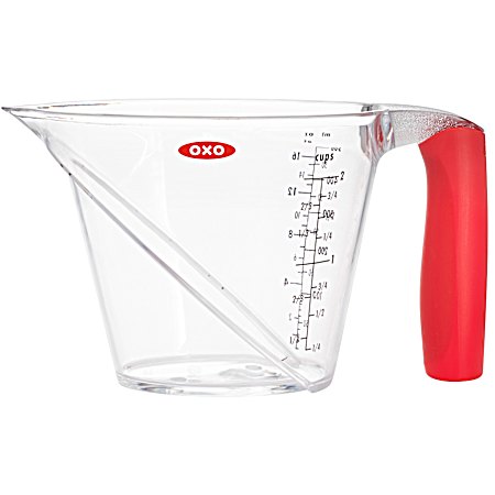 2 Cup Red Softworks Angled Measuring Cup