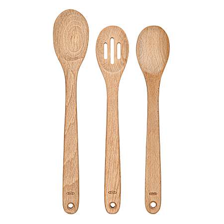3 Pc Wooden Spoon Set