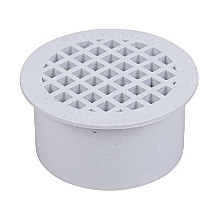 Styrene Hub-Fit Floor Strainer