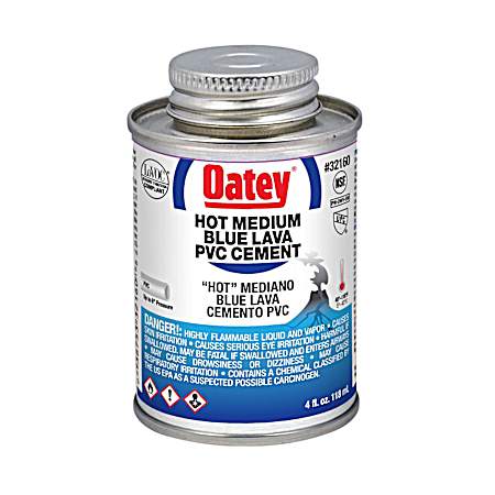4 oz Blue Lava Medium Bodied Fast Set Hot Cement