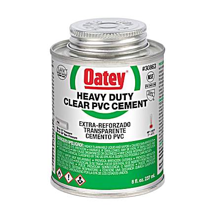 8 oz. PVC Heavy-Duty Clear Cement