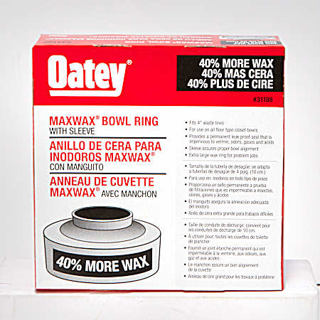 MaxWax Wax Bowl Ring w/ Sleeve