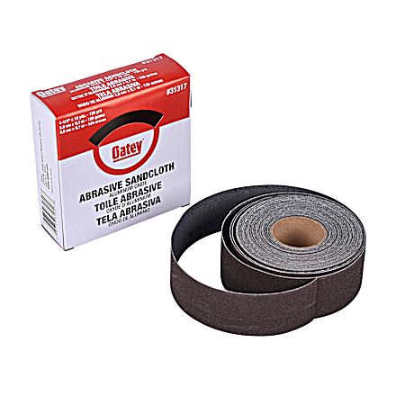 1-1/2 in x 10 yd Plumber's Abrasive 120 Grit Sandcloth