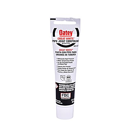 1 fl oz Great White® Pipe Joint Compound w/ PTFE
