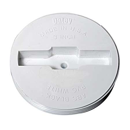 4 in All Plastic Snap-In Drain, Waste & Vent Cleanout Assembly Replacement Plug