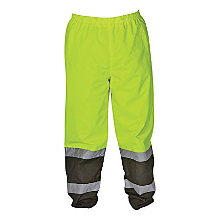 Men's Yellow/Black Hi-Vis Nylon Pants