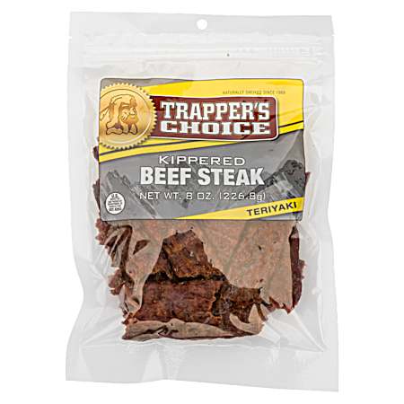 8 oz Kippered Teriyaki Beef Steak Jerky