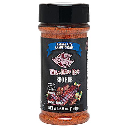 Three Little Pigs 6.5 oz BBQ Rub