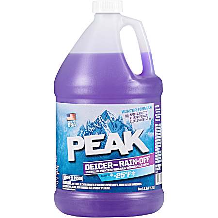 Deicer w/ Rain-Off Premium Winter Formula Windshield Wash