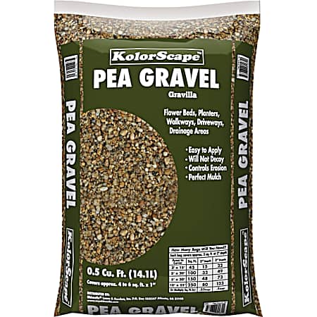 0.5 cu ft Pea Gravel