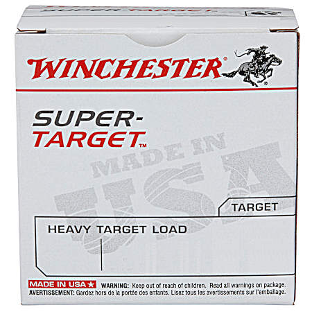 12 Gauge Super Target Heavy Target 2-3/4'' 8 Shot Loads - 25 Rounds