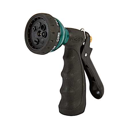 7-Pattern Metal Turret Pistol Water Nozzle
