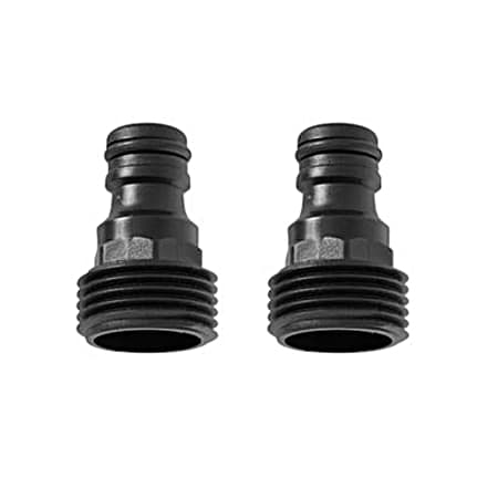 Male Plastic Quick Connect - 2 Pk