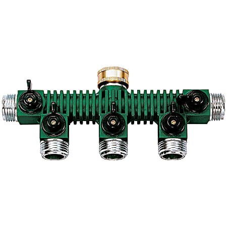 5 Port Zinc Hose Faucet Manifold