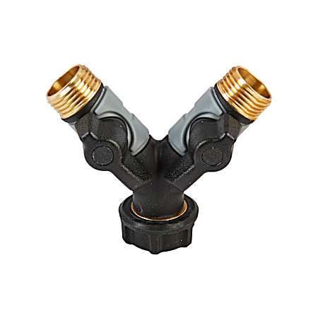 Metal Hose Y w/ Shut-Offs