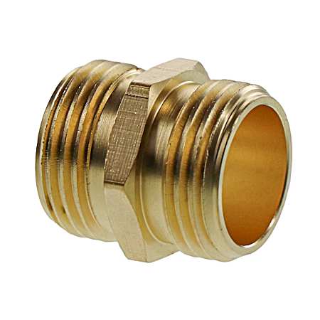 3/4 in MHT Brass Hex Nipple