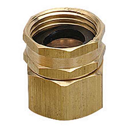 3/4 in Swivel FHT Brass Coupling