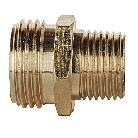 3/4 in MHT x 1/2 in MNPT Brass Adapter