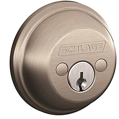 Alike Satin Nickel Keyed Double Cylinder Dead Bolt