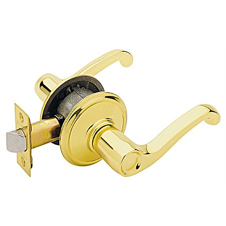 Flair Bright Brass Reversible Passage Lever