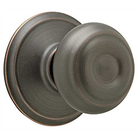 Georgian Aged Bronze Round Door Knob Lock