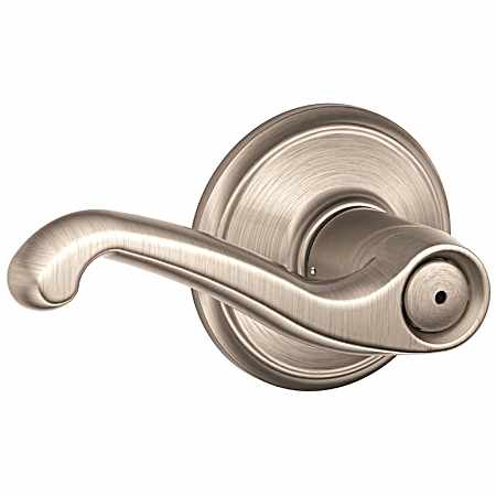 Flair F40 Satin Nickel Flat Wave Door Lever Lockset