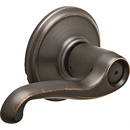 Flair F40 Aged Bronze Reversible Flat Wave Door Lever Lock