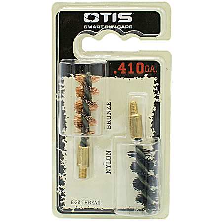 .410 ga Nylon & Bronze Bore Brushes - 2 Pk