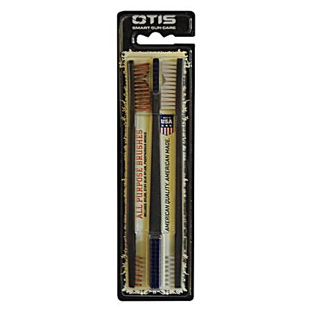 Nylon, Blue Nylon & Bronze AP Brushes - 3 Pk