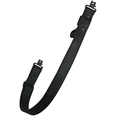 Super 1.25 in Black Rifle Sling w/ Swivels