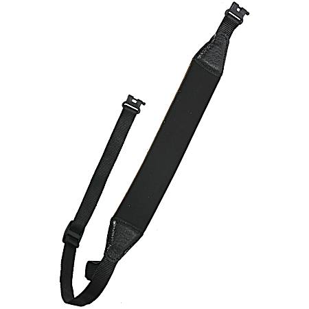Elite 1 in Black Neoprene Rifle Sling w/ Swivels