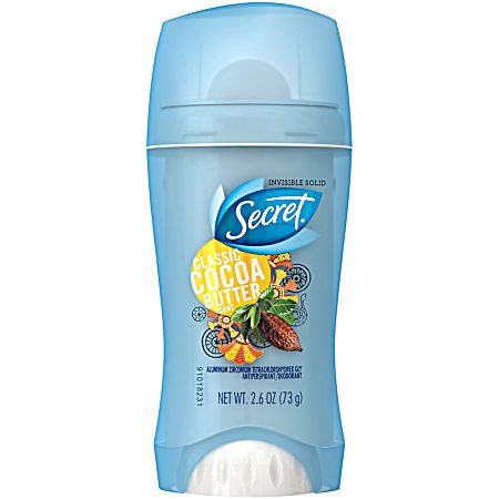 2.6 oz Classic Cocoa Butter Invisible Solid Deodorant