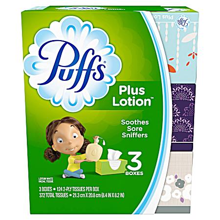 Plus Lotion Facial Tissues - 3 pk