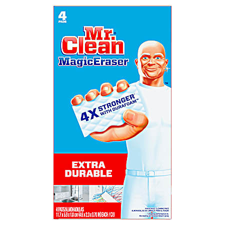 Magic Eraser Cleaning Pads - 4 Ct