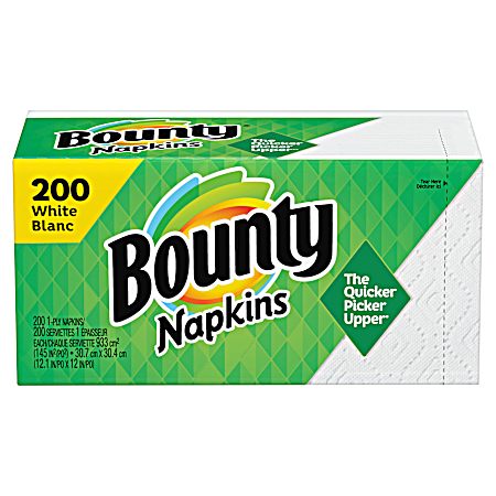 White Paper Napkins - 200 ct