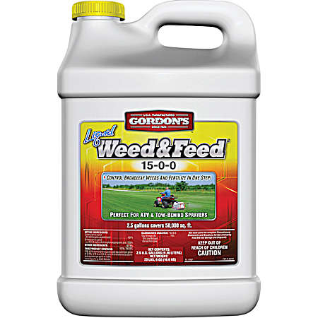 2.5 gal, 15-0-0 Liquid Weed & Feed