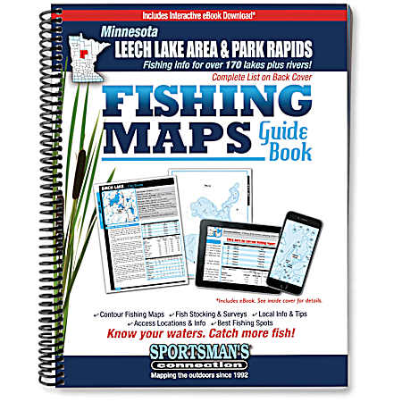 MN Leech Lake & Park Rapids Fishing Map Guide