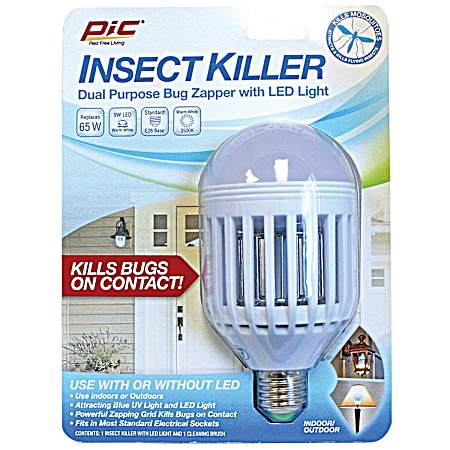 Pest Free Living Insect Killer LED Bulb